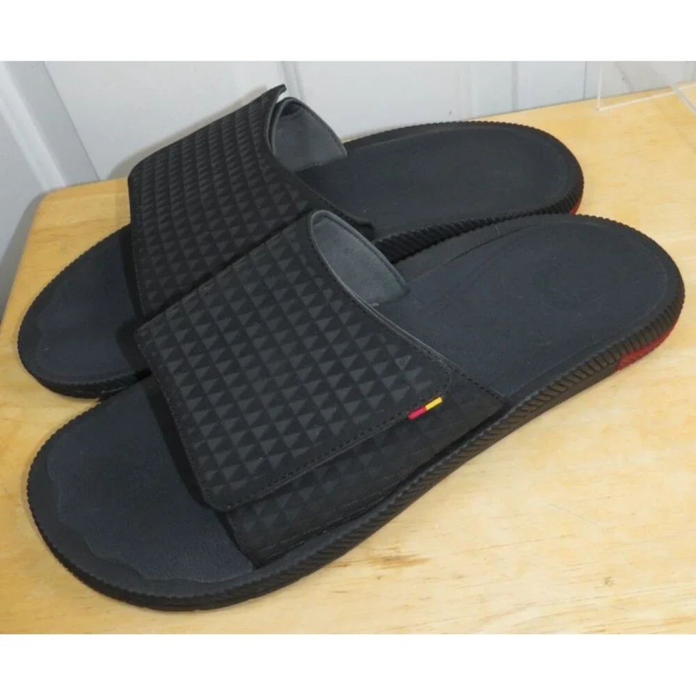Olukai Halo Olu-M Slide Sandals Hook & Loop Adjustable Men's Size US 14/EU 47